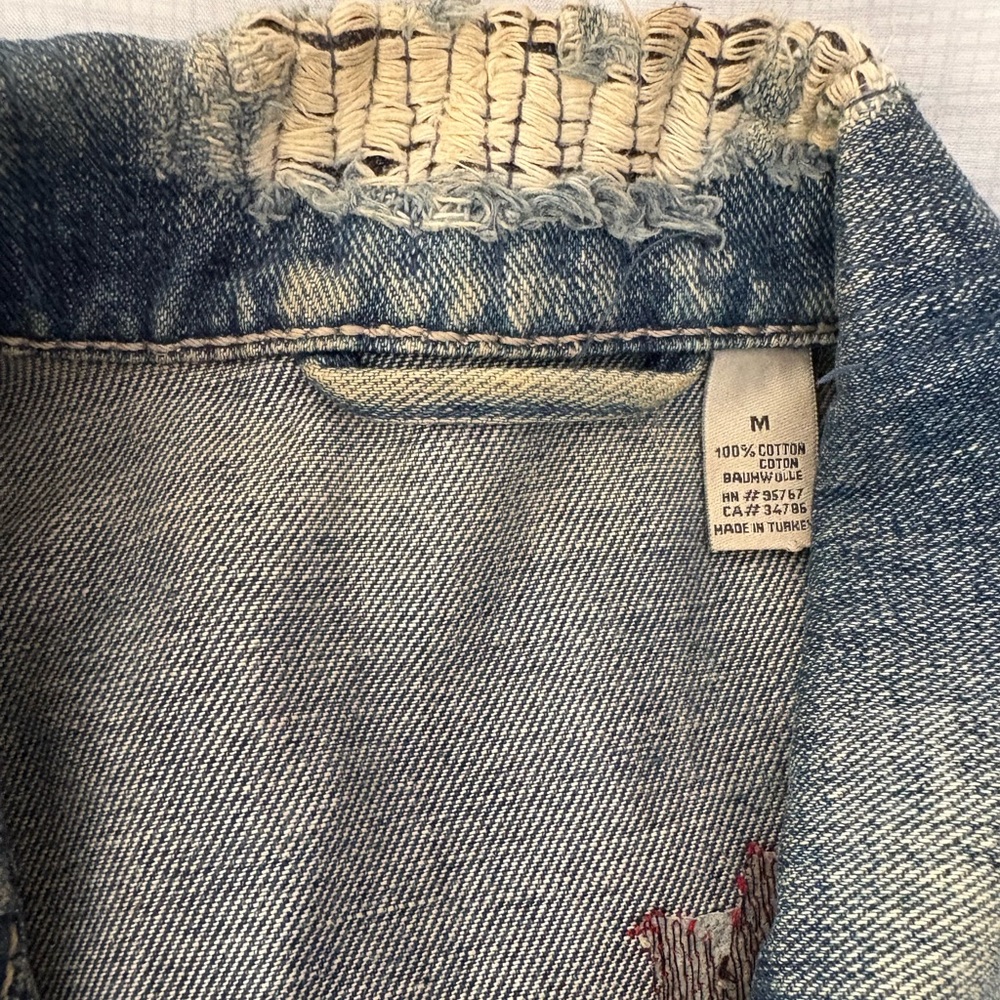 Embroidered Denim Jacket - Picture 5 of 16